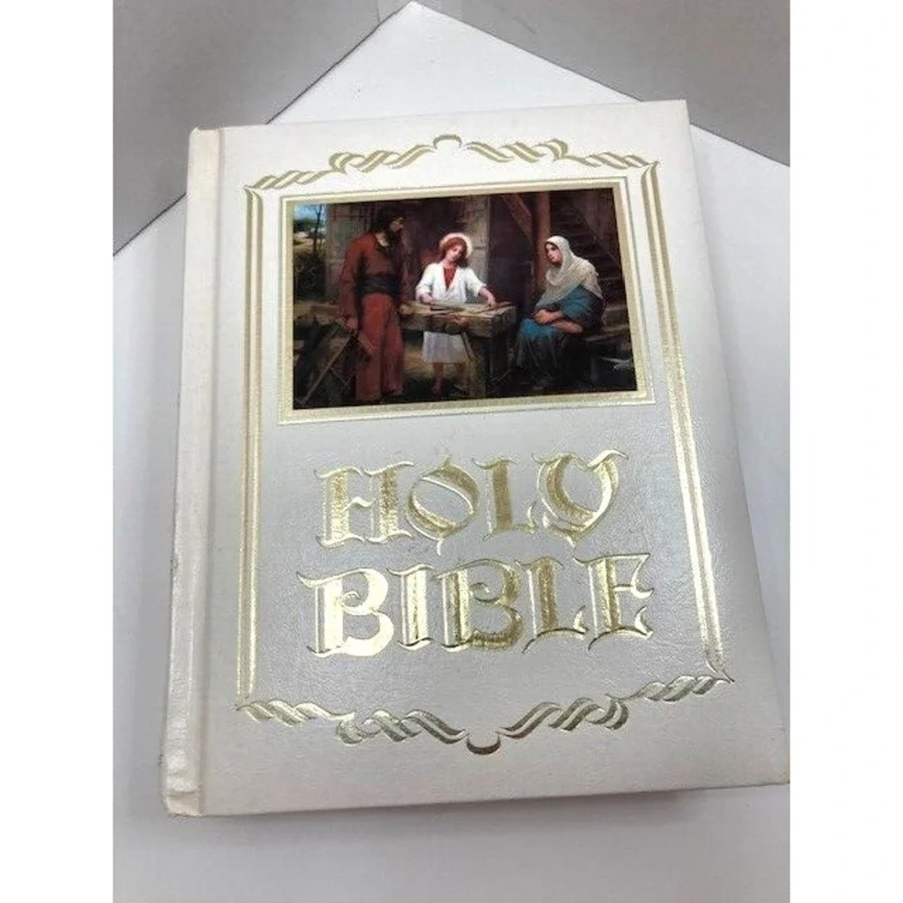 Vintage Holy Bible King James‎ Keepsake Edition 1976 Color Art Prints